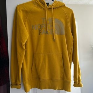 The North Face mustard hoodie, women’s